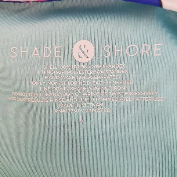 Shade & Shore Floral Bikini Bottom - Blue and Pink - Picture 3 of 3